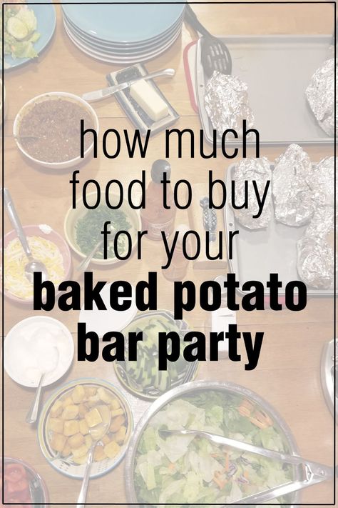 Displaying Food For Party, Baked Potato Bar Set Up Party Ideas, Baked Potato Bar For Teachers, Baked Potato Bar Graduation Party, Baked Potato And Salad Bar Ideas, Baked Potato Bar Ideas Wedding, Baked Potato Bar Decorations, How To Set Up A Baked Potato Bar, Halloween Potato Bar