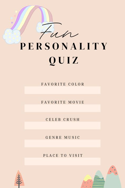 Do you want to know your personality type? This fun and easy quiz will tell you whether you are creative, logical, social, or reserved. Just answer a few simple questions, and we’ll give you your results. Do You Know Me Quiz, Abby Aesthetic, Personality Type Quiz, Relationship Quiz, Fun Personality Quizzes, Relationship Quizzes, Round Face Men, Simple Questions, Quiz Questions And Answers