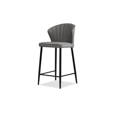 Everly Quinn Seattle 19'' Short Stool | Wayfair Short Stool, Short Stools, Dinner Guests, Dining Accessories, Curved Back, Counter Bar Stools, Black Features, Coffee Table Accents, Dressers And Chests