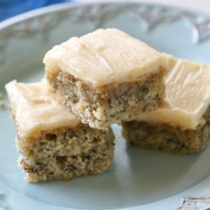 Desserts Bars, Bars Ideas, Banana Bread Bars, Banana Bread Brownies, Brown Sugar Frosting, The Girl Who Ate Everything, Banana Bars, Moist Banana Bread, Browned Butter