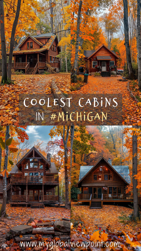 Beautiful Michigan cabins in the woods and mountains Michigan Cabin Rentals, Michigan Winter Getaways, Michigan Airbnb, Michigan Cabin, Ironwood Michigan, Michigan Lake House, Deep In The Woods, Secluded Cabin, Michigan Vacations