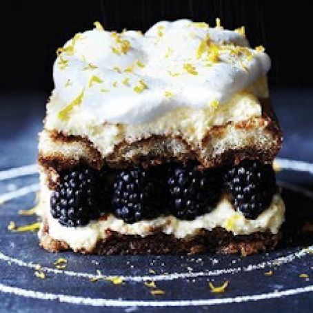 Blackberry Tiramisu Recipe - (4.6/5) Blackberry Tiramisu, Sweet Paul Magazine, Tiramisu Recipe, A Piece Of Cake, Dream Cake, Thanksgiving Ideas, Piece Of Cake, How Sweet Eats, Eat Dessert