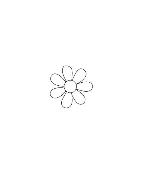 Daisy Outline Simple, Daisy Head Tattoo, Daisy Tattoo Fine Line, Margherita Tattoo, Happy Heart Tattoo, Tattoo Daisy, Small Daisy Tattoo, Magic Runes, White Ink Tattoo