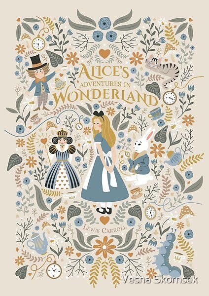 Alice In Wonderland Illustrations, Wonderland Artwork, Alice In Wonderland Aesthetic, Alice In Wonderland Book, 귀여운 음식 그림, 동화 삽화, Alice Book, Alice's Adventures In Wonderland, Art Poster Prints