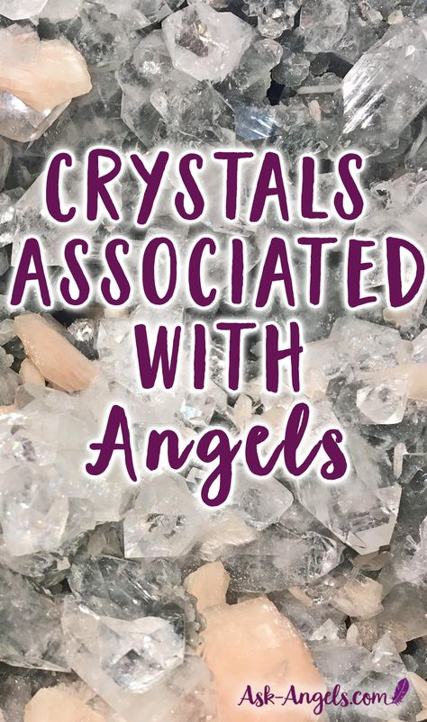 Crystals Associated With Angels Crafts With Gemstones, Angelic Crystals, Crystals Cleansing, Divine Warrior, Witchy Ideas, Spiritual Cleanse, Gem Hunting, Healing Ideas, Crystals Energy