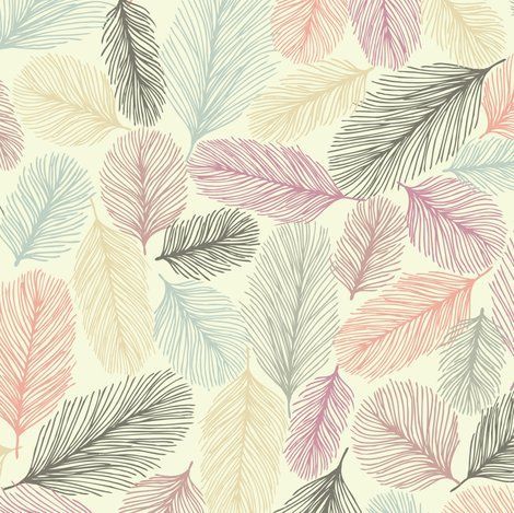 Feathers. Feathers Illustration, Feather Pattern, Pretty Patterns, Pattern Illustration, Textile Patterns, A Pattern, Textures Patterns, Background Patterns, Pattern Wallpaper