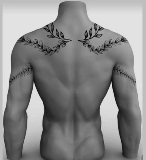 Men Body Tattoo Ideas, Tattoo Espalda Hombre, Upper Back Tattoo Men, Tattoo Ideas Chest, Chest Tattoo Men Ideas, Back Tattoos For Guys Upper, Small Back Tattoos, Upper Back Tattoos, Simple Tattoos For Guys