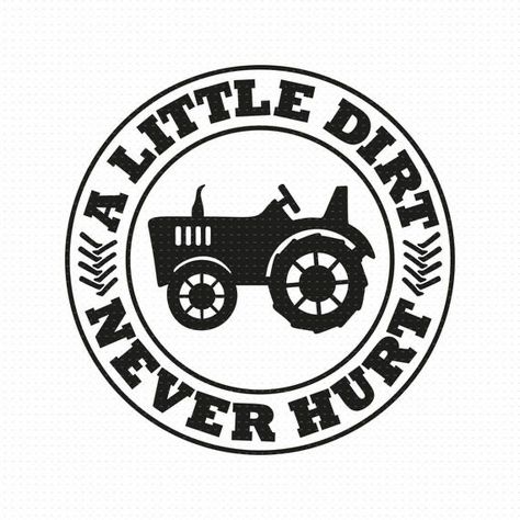 Tractor Silhouette, Tractor Svg, Circuit Crafts, Farm Kids, Cute Shirt Designs, Boy Shirt, Cricut Craft Room, Vinyl Shirts, Diy Cricut