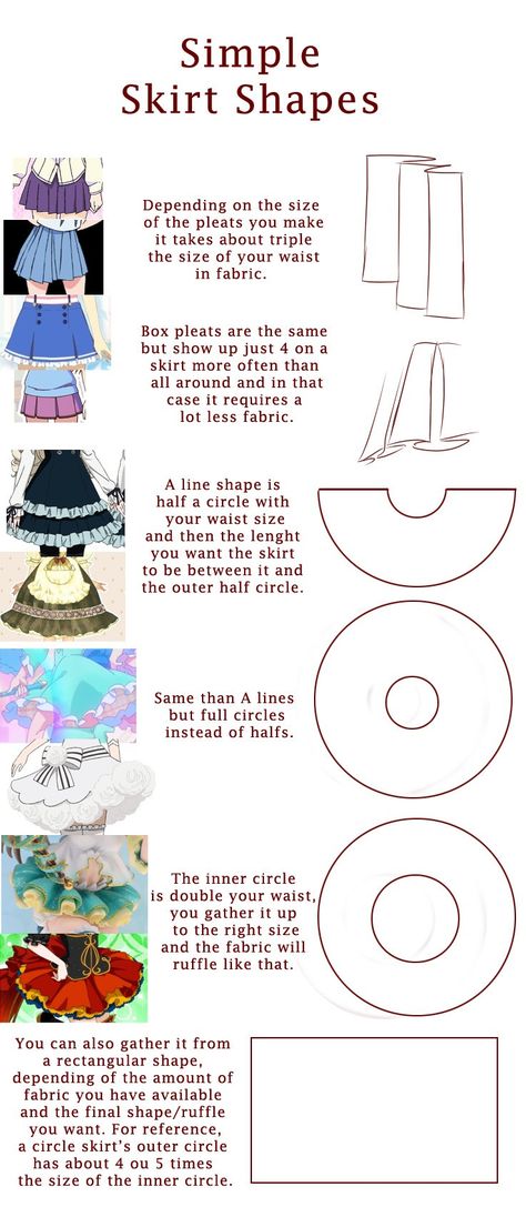 How To Sew A Top, Skirt Shapes, Seni Dan Kraf, Sew Ins, Cosplay Tutorial, Cosplay Diy, Cosplay Tips, Sewing Design, Diy Sewing Clothes