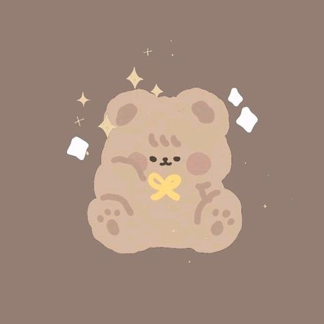 Sound, Teddy Bear, Stars, Yellow