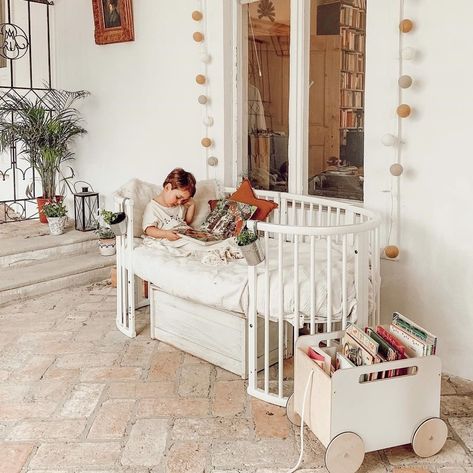 Stokke on Instagram: “With our #StokkeSleepi Junior Extension kit, the Sleepi is suitable for kids up to 10 years. Notice how the height of the mattress gives…” Oval Crib, Stokke Sleepi, Kids Rooms Inspo, Baby Playroom, Junior Bed, Kids Room Inspiration, Baby Room Design, Nursery Baby Room, Toddler Bedrooms