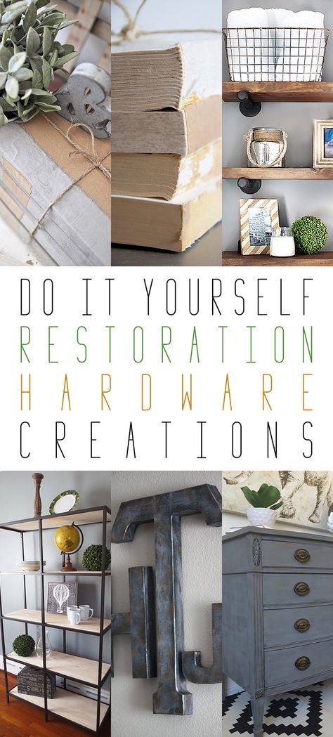 DIY Restoration Hardware Inspired Creations - The Cottage Market Restoration Hardware Diy, Diy Restoration Hardware, Reclaimed Wood Diy, Farmhouse Table Setting, Industrial Farmhouse Decor, Trendy Farmhouse, Restoration Hardware Inspired, Wood Table Diy, Refinishing Furniture Diy