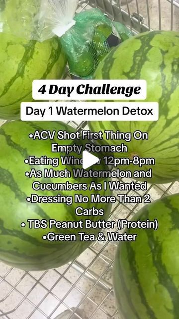 Weight Loss Coach/ Shapewear on Instagram: "Good Morning 😃 Today is the day! Day 1 of our 4 Day Watermelon 🍉 Detox 🙌🏽🙌🏽🙌🏽🙌🏽" Watermelon Detox Diet, Watermelon Fast, Fruit Cleanse, Fruit Diet, Good Morning Today, Watermelon Diet, Day Day, Peanut Butter Protein, Today Is The Day