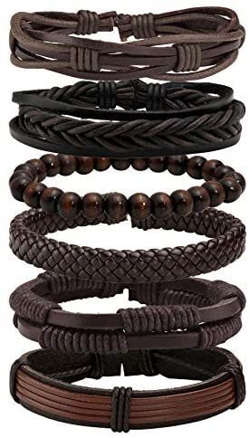 Cool Bracelets For Guys, Rock Band Party, Handmade Bracelets For Men, Mens Bracelet Diy, Leather Bracelets For Men, Leather Bracelet Men, Diy Bracelets With String, Leather Bracelet For Men, Mens Beaded Necklaces