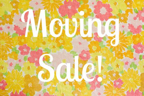 Moving Sale! - InColorOrder.com Button Dresses, Vintage Sheets, Everything Must Go, Moving Sale, Take Two, Craft Blog, Quilting Tutorials, Hello Dear, Three Days