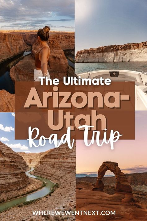 Utah And Arizona Road Trip, Utah Itinerary, Arizona Trip, California Roadtrip, Trip To Grand Canyon, Road Trip To Colorado, Road Trip Camping, American National Parks, Usa Roadtrip