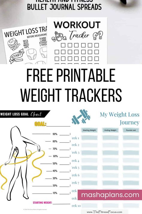 Looking to stay on top of your health goals? Browse our collection of 15+ free weight tracker bullet journal printables from different creators! These beautifully designed bullet journal printables include free templates and pages to help you track your progress effortlessly. Add a personal touch to your journal with these free printables designed for simplicity and style. Click now to discover your favorite weight tracker printable—completely free to download! Printable Weight Tracker, Weight Tracker Bullet Journal, Weight Tracker Printable, Fitness Journal Printable, Weight Log, Tracker Bullet Journal, Health Fitness Quotes, Goal Charts, Tracker Free