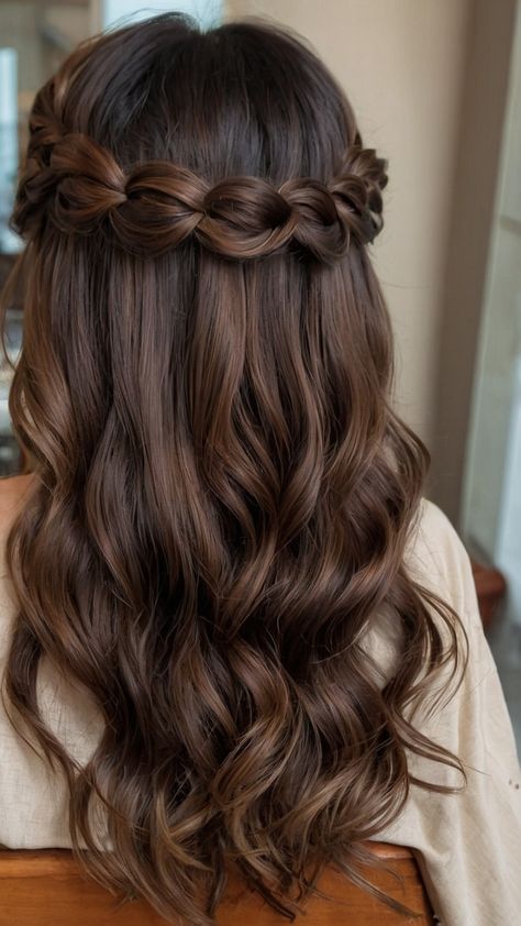 Discover stunning hoco hairstyles for all hair types - straight curly short medium length and long hair From simple to intricate styles like half-up half-down or effortless shoulder-length looks we've got your perfect homecoming hairstyle covered Short Hair Homecoming Styles Half Up, Formal Hairstyles For Shoulder Length, Half Up Half Down Homecoming Hairstyles, Curl Hairstyles For Long Hair, Hairstyles For Women Medium Length, Braided Homecoming Hairstyles, Shoulder Length Hairdos, Curls For Medium Length Hair, Homecoming Hairstyle