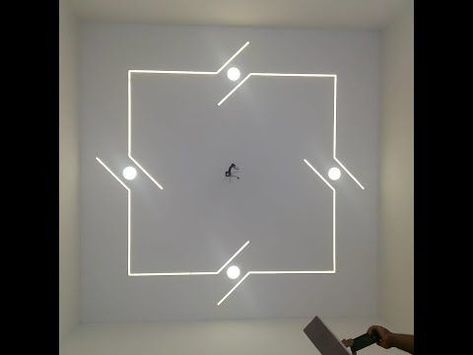 Bedroom False Ceiling Design Profile Light, Bedrooms Celling Design, Fall Ciling Desgin Room, Ceiling Profile Lights Design, Profile Lights For Living Room, Ceiling Design Living Room With Fan, False Ceiling Light Design, Office Celling Design Gypsum, Gypsum Ceiling Design Profile Light