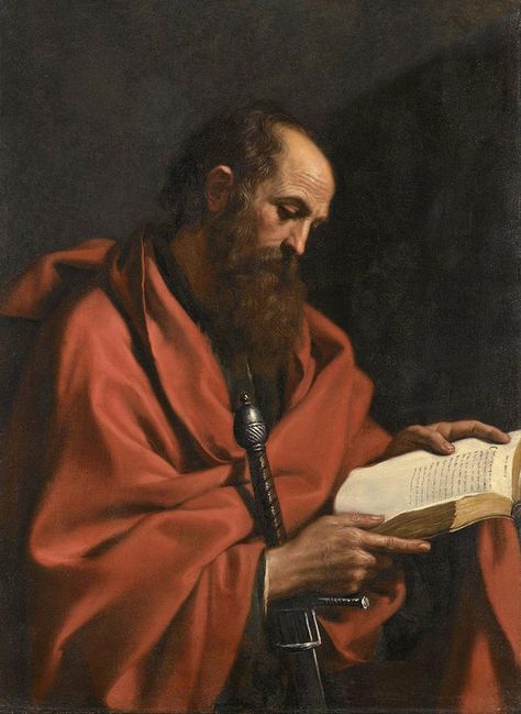 Saint Paul The Apostle, Paul Apostle, Resurrected Christ, Baroque Artworks, St Paul The Apostle, Portraits Male, Baroque Era, The Power Of Belief, Paul The Apostle