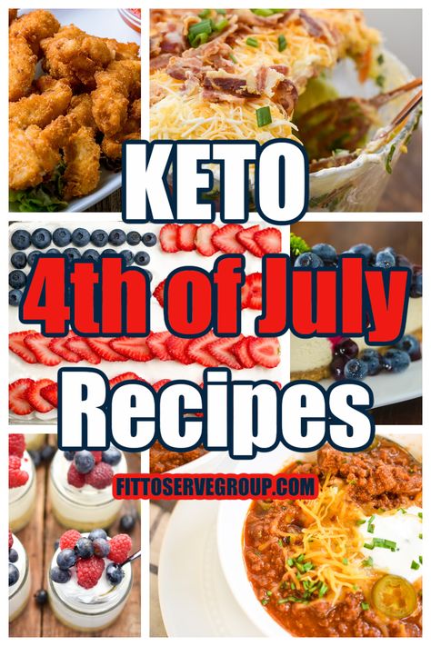 4th Of July Low Carb Food, Keto July 4th Desserts, Low Carb July 4th Food, 4th Of July Keto Food, Keto Fourth Of July Recipes, Low Carb 4th Of July Food, Keto July 4th Food, Healthy 4th Of July Recipes, Healthy July 4th Recipes