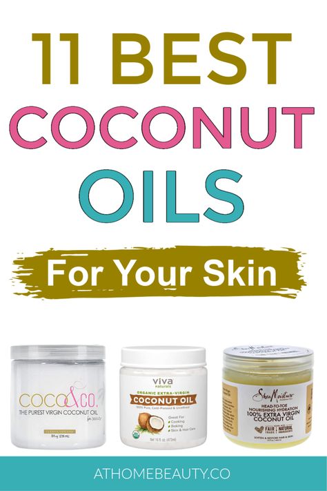 Coconut oil for face skin care is extremely popular today and rightly so. There are literally dozens of coconut oil moisturizer products on the market today, which one do you choose? You can use coconut oil for face wrinkles or extremely dry skin such as eczema.  You can even use coconut oil for acne. Look at the 11 best coconut oils for face skin care and decide which one is best for you. #coconutoilface #coconutoiluses Coconut Oil Skin Benefits, Oils For Face, Oils For Skin Care, Inexpensive Skin Care, For Face Skin Care, Oil For Skin Care, Coconut Oil Moisturizer, Coconut Oil Beauty, Best Coconut Oil