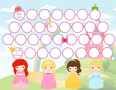 Chore Reward Charts - Princesses and Super Heroes Chore Reward Chart, Sticker Chart Printable, Potty Training Sticker Chart, Reward Chart Template, Chore Rewards, Toddler Reward Chart, Potty Chart, Printable Reward Charts, Reward Charts