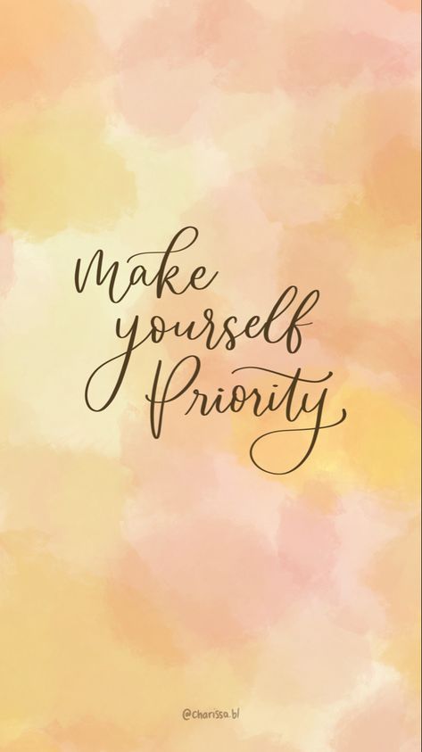 #make #yourself #priority #quotes #motivation #wallpaper #iphone #lettering #handlettering #calligraphy #calligraphylettering #digitalart #digitallettering #procreate #drawing Make Yourself A Priority Wallpaper, Motivation Wallpaper Iphone, Make Yourself Priority, Priority Quotes, Handlettering Calligraphy, Motivation Wallpaper, Procreate Drawing, Make Yourself A Priority, I Feel Free