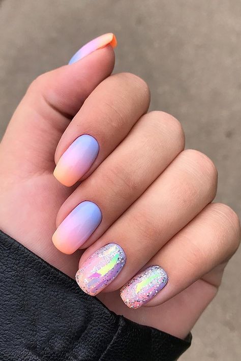 30 Pinterest Nails Ideas You Will Like ❤ pinterest nails summer nails bright polinazazykina nails ❤ See more: http://www.weddingforward.com/pinterest-nails/ #wedding #bride #weddinnails #nails Pinterest Nail Ideas, Summer Nails Colors Designs, Cute Summer Nail Designs, French Pedicure, Summer Nails Beach, Nagellack Trends, Bright Summer Nails, Pinterest Nails, Cute Nail Art Designs