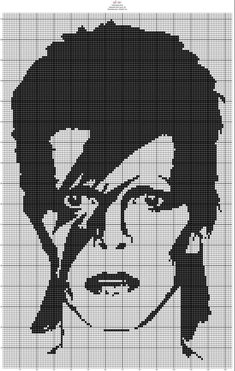 Knitting Diagram, Geeky Cross Stitch Patterns, Geeky Cross Stitch, Intarsia Knitting, Cross Stitch Tutorial, Cross Stitch Quotes, Pixel Crochet, Tapestry Crochet Patterns, Ziggy Stardust