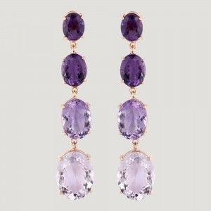 Diamond Shape Earrings, Amethyst Stones, Purple Jewelry, Long Drop Earrings, Amethyst Jewelry, Jewelry Diamond, Purple Stones, Amethyst Earrings, Amethyst Stone