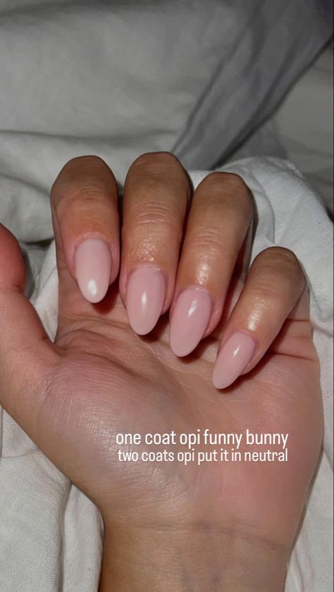 Funny Bunny And Put It In Neutral Opi, Opi Neutral Nails, Opi Nude Colors, Funny Bunny Put It In Neutral Nails, Almond Nails Bubble Bath Opi, Opi Put It In Neutral Dip Powder, Opi Dip Powder Colors Neutral 2022, Opi Baby Take A Vow, Opi Neutral Nail Polish