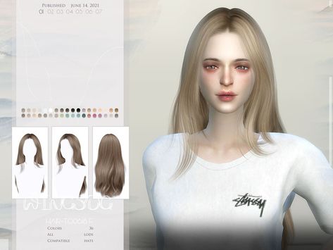 Mod Hair, Pelo Sims, Sims 4 Body Mods, Sims Games, Sims 4 Dresses, The Sims 4 Download, Sims4 Clothes, Sims Four, Sims 4 Cc Packs