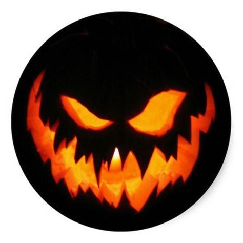 Jack o' lantern pumpkin face sticker Jack O Lantern Ideas, Jack O Lantern Scary, Scary Halloween Decorations Outdoor, Scary Halloween Pumpkins, Jack Lantern, Halloween Pumpkin Carving Stencils, Halloween Products, Evil Pumpkin, Creative Pumpkin Carving