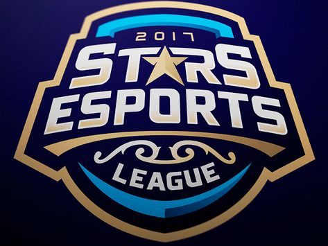 Stars Esports League - Mascot logo by JellyBrush Sports League Logo, Sportsfest Logo, Tournament Logo Design, League Logo Design, Tournament Logo, Championship Logo, Sports Logo Inspiration, Dynamic Logo, Pet Logo