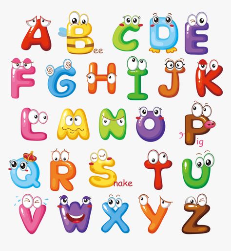 Fonts For Kids, Cute Fonts Alphabet, Clipart Letters, Cute Letter, Alfabet Letters, Alphabet Images, Alphabet Fonts, Letters Alphabet, Abc Letters