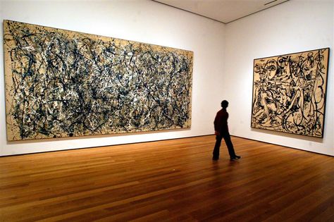 Pollock Paintings, Lee Krasner, Galleria D'arte, Action Painting, Art Curator, Online Interior Design, Jackson Pollock, Museum Of Modern Art, Art Moderne