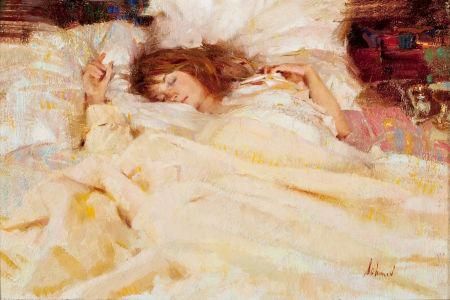 Richard Schmid, "Nancy Sleeping" Art Essay, Art Daily, Classical Art, Woman Painting, Modern Family, Figurative Art, Figure Painting, Female Portrait, Pretty Art