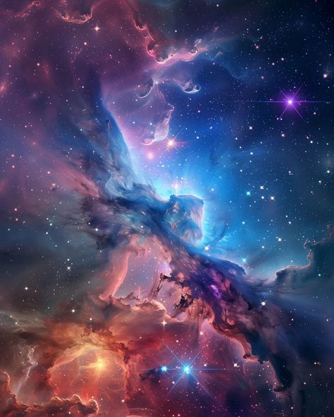 A glimpse to the Universe's creation process 👀 Twisted Nebula clouds 🌌 High resolution images can be found in my bio ⬆️ #nebula #space #universe #galaxy #spacephotography #cosmos #stars #spacedust #interstellar #milkyway #spaceart #digitalart #spacelovers Nebula Space, Space Universe, Universe Galaxy, High Resolution Images, Interstellar, Cosmos, Instagram A, High Resolution, Universe