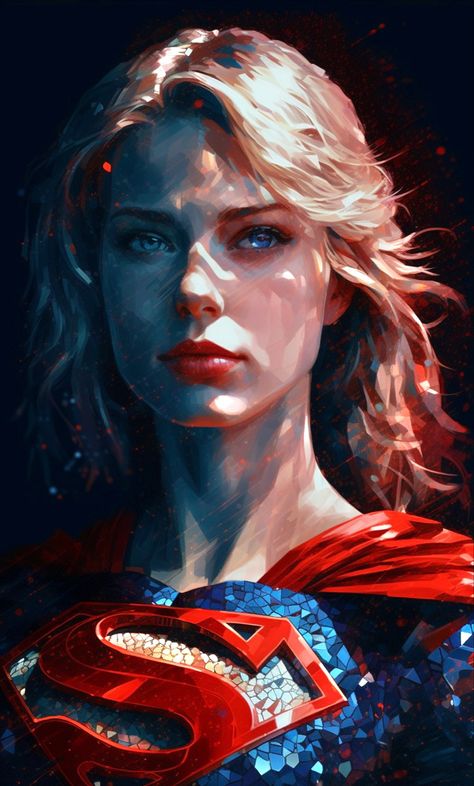 Supergirl Art, Kara Kent, Supergirl Superman, Supergirl Comic, Supergirl Dc, Female Superhero, Superman Comic, Comics Girls, Superhero Wallpaper