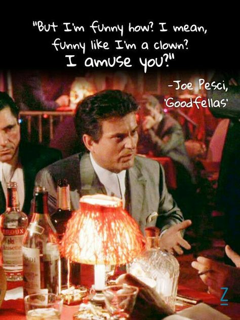 #GoodFellas (1990) - #TommyDeVito Good Fellas Quotes, Kickass Movie, Goodfellas Quotes, Joe Pesci Goodfellas, Kickass Quotes, Mafia Movies, Goodfellas Movie, Quotes Badass, Joe Pesci