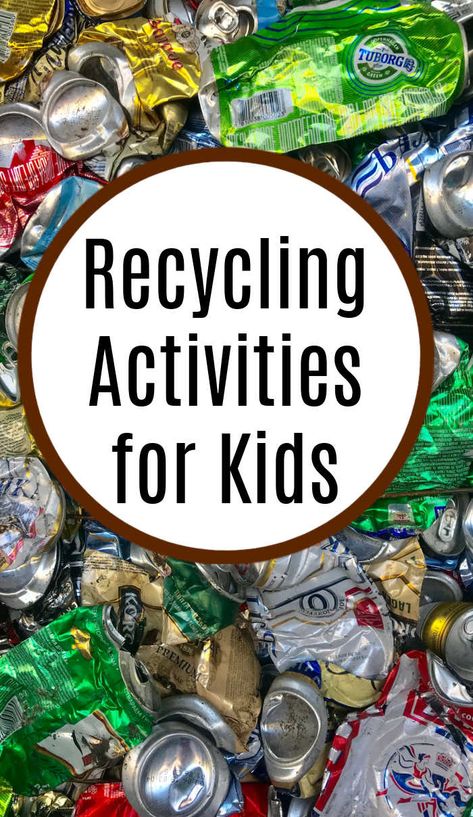 National Recycling Week Activities, Recycle Week Activities, Recycling Week Activities For Kids, Eco Activities For Kids, Recycled Crafts For Preschoolers, Sustainability Projects School, Recycle Activities For Kids, Recycle Activities For Preschool, Recycling Activities For Preschoolers