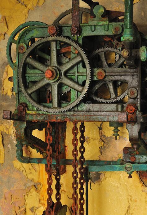 Steampunk House, Mechanical Art, Industrial Architecture, Steampunk Design, Rusty Metal, Steampunk Art, Industrial Art, Mechanical Design, Prop Design