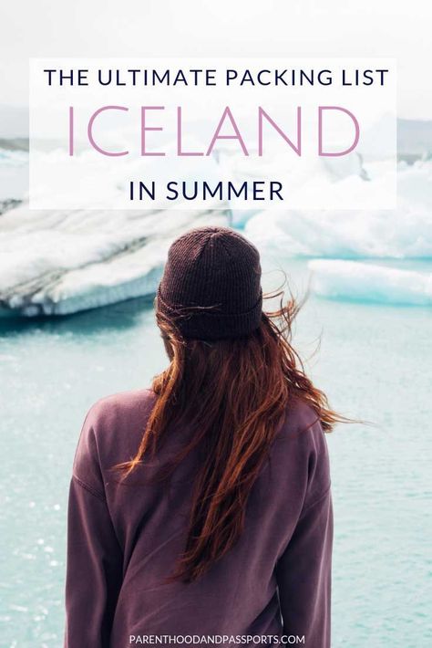 Iceland Summer Packing List, What To Pack For Iceland, What To Wear In Iceland, Iceland Packing List, Iceland Packing, Summer Packing Lists, Iceland Summer, Iceland Vacation, Iceland Travel Tips