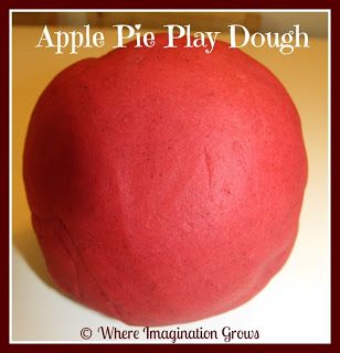 Apple Pie Scented Playdough! Great fun for kids!! #playdough Apple Pie Playdough, Classroom Recipes, Scented Playdough, Scented Play Dough, Fall Books, Apple Preschool, Apple Unit, Apple Activities, Apple Craft