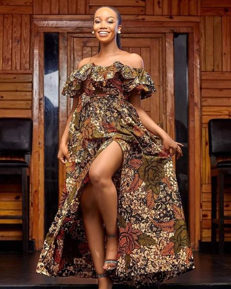 Ankara flare long gown Ankara Long Flare Gown Styles, Gathers Gown, Gown Styles For Women, Flare Long Gown, Flare Gown Styles, Long Ankara Gowns, African Dresses For Women Ankara, Maxi Dress Ankara, Yakoema Fashion