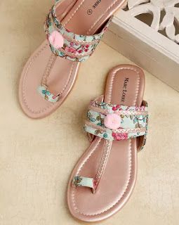 Kolhapuri Chappals, Indian Sandals, Fancy Sandals, Flat Sandals For Women, Toe Ring Sandals, Shoes Hack, Cute Slippers, Bridal Sandals, Cute Flats