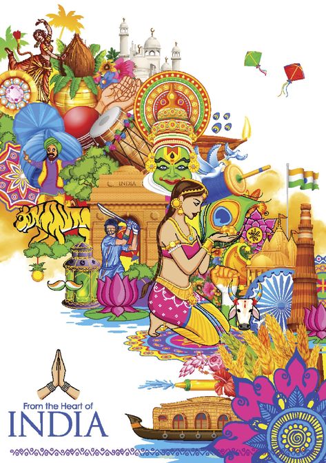 A New Blogger: INDIAN Inventions Incredible India Posters, Indian Culture And Tradition, India Poster, Creative School Project Ideas, Drawing Competition, Kerala Mural Painting, Globe Art, Festivals Of India, India Culture