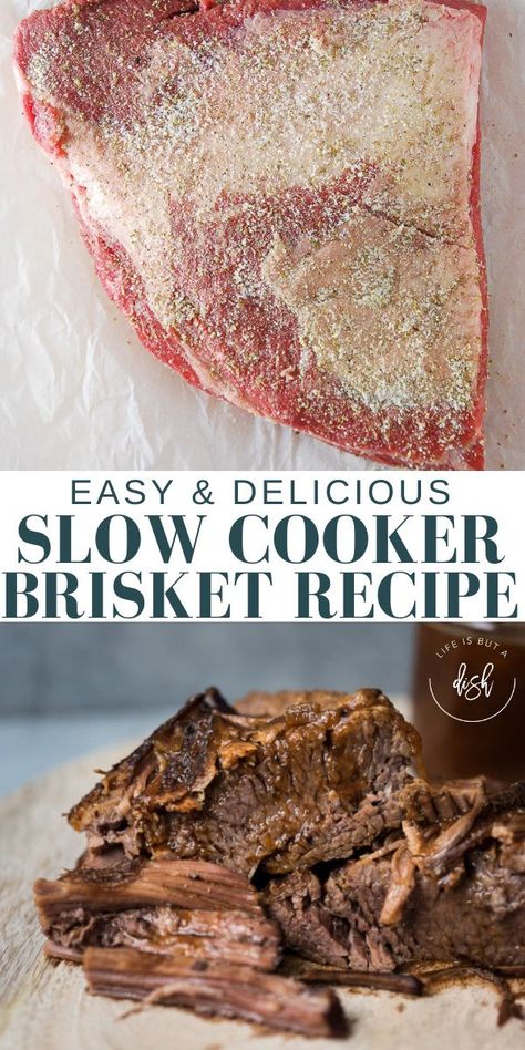 Brisket Recipes Crockpot, Easy Brisket Recipe, Slow Cooker Brisket Recipes, Brisket Crock Pot, Slow Cooker Brisket, Brisket Recipe, Beef Brisket Recipes, Brisket Recipes, Crockpot Recipes Beef