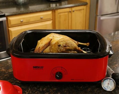 Nesco Roaster Oven, Turkey In Electric Roaster, Turkey In Roaster Oven, Roaster Oven Recipes, Roaster Recipes, Turkey Cooking Times, Turkey In Roaster, Electric Roaster, Roast Turkey Recipes